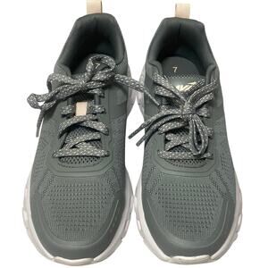 AVIA Women’s Athletic, Light, Running Sneaker, 7, Gray, White, Gently Used